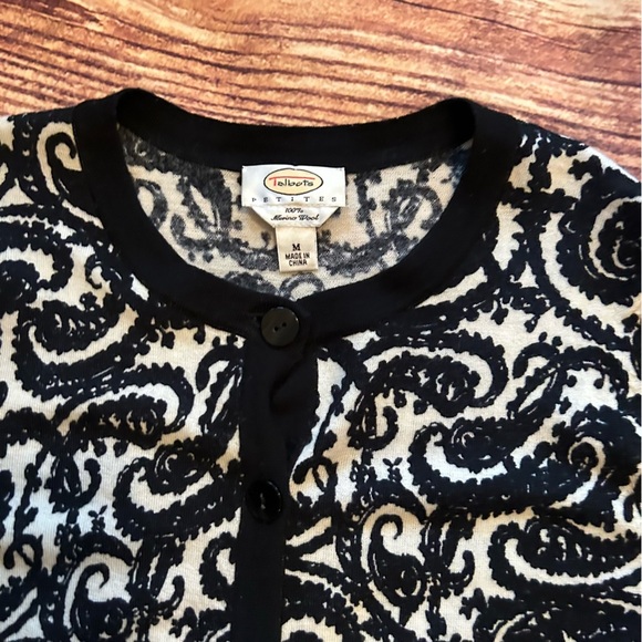 Women’s Talbots Women’s Paisley Sweater Size S - Picture 2 of 6